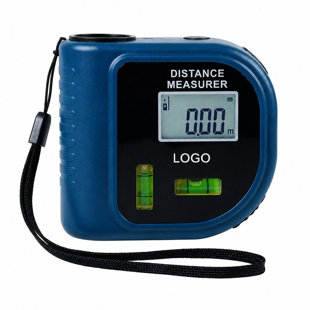 Precision Digital Distance Meter with Integrated Leveling Bubbles