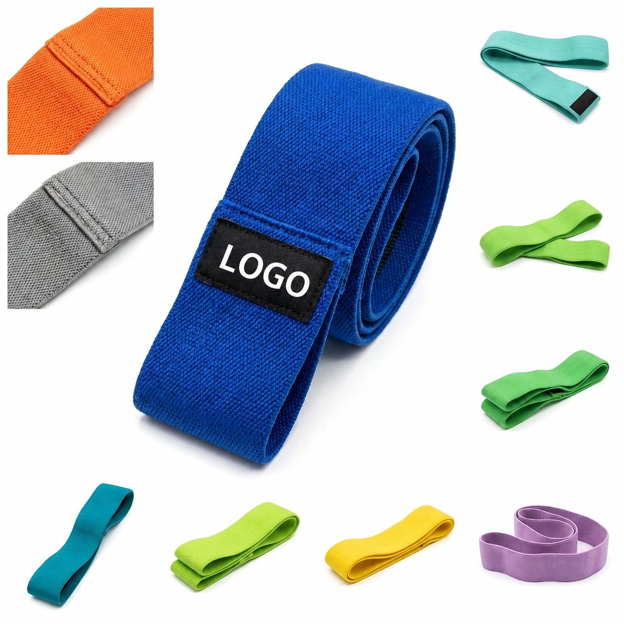 Multi-Level Fabric Exercise Band Trio for Lower Body Conditioning