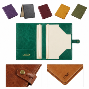 Premium Synthetic Leather Diploma Folio with Secure Snap Closure and Corner Holders