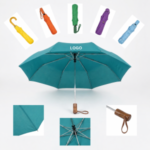 Inverted Auto-Open Compact Travel Umbrella