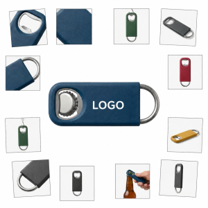 Handheld Manual Bottle Opener with Integrated Hanging Loop