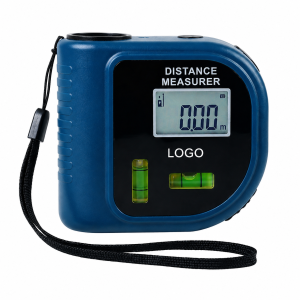 Precision Digital Distance Meter with Integrated Leveling Bubbles