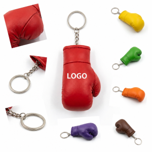 Vibrant Athletic Boxing Glove Keyring and Bag Accessory