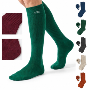 Heavyweight Ribbed Knee-High Socks in Assorted Tones