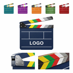 Vibrant Movie Slate Production Clapper