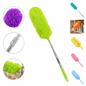 Extendable Dual-Action Microfiber Duster for High-Reach Cleaning